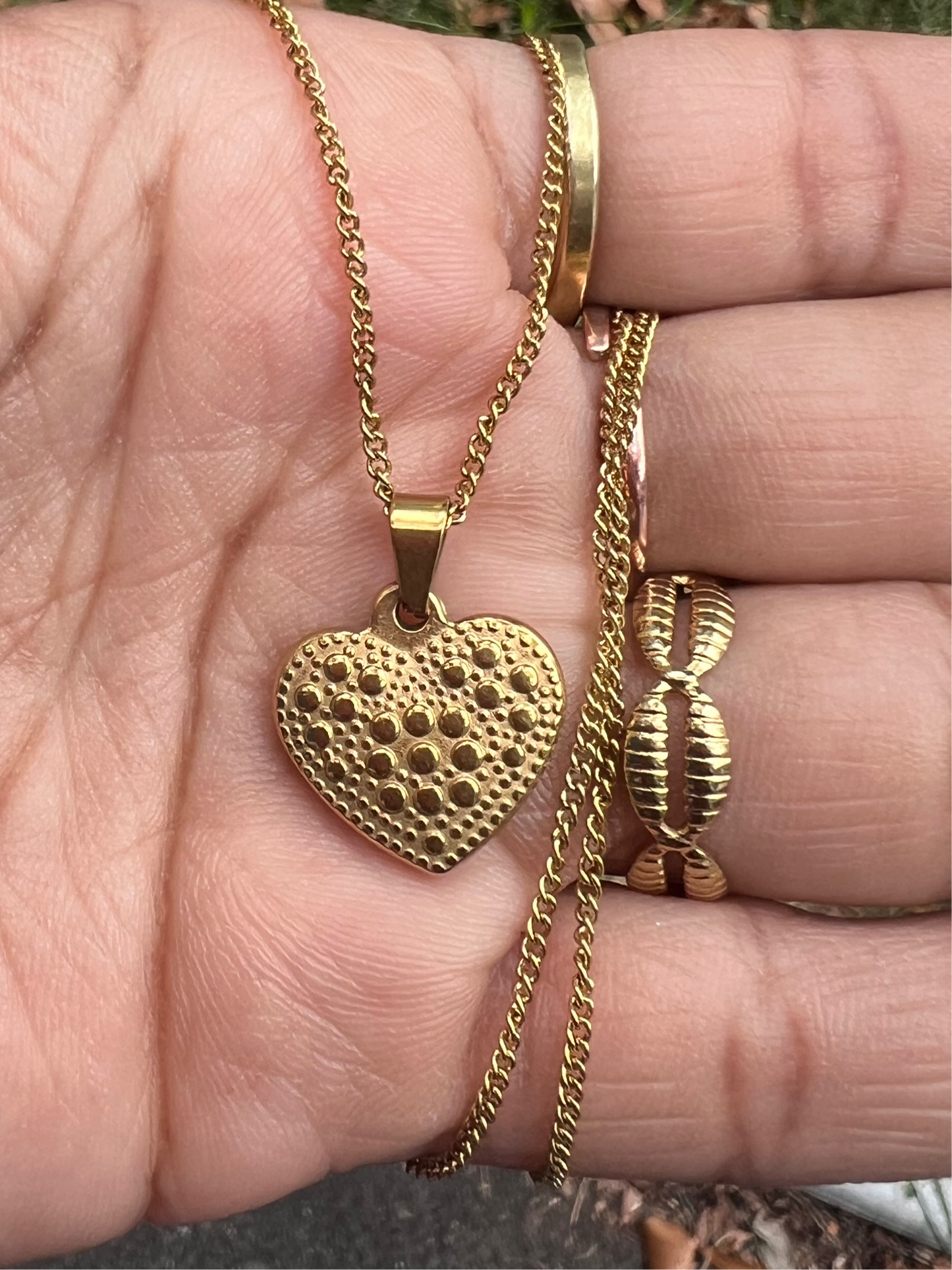 Golden Heart Necklace