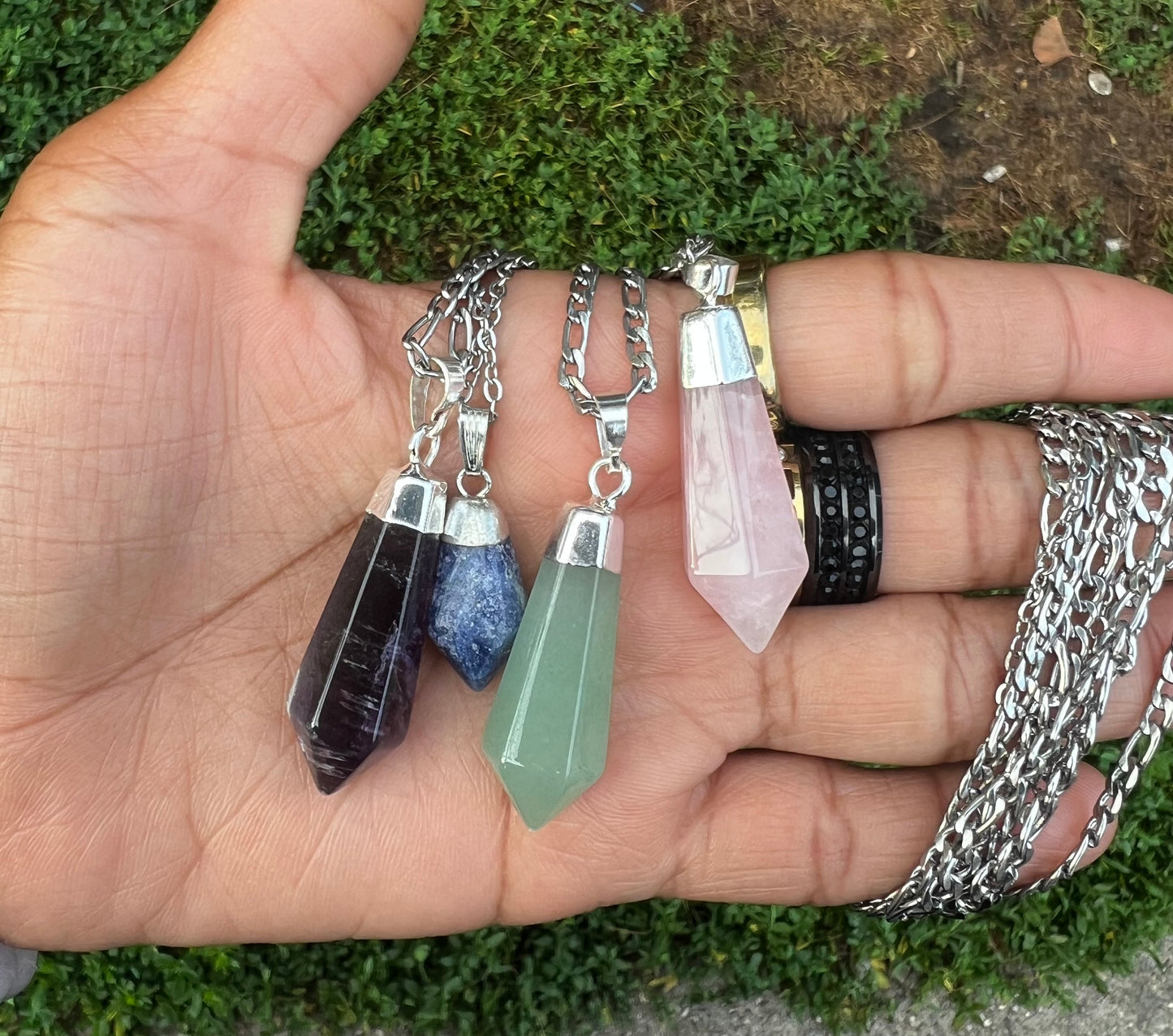 Pendulum Crystal Necklace