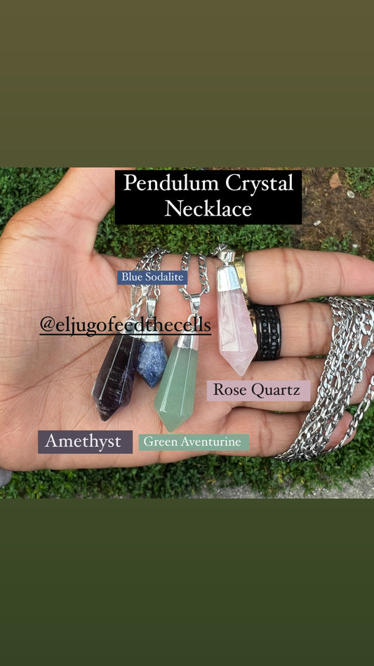 Pendulum Crystal Necklace