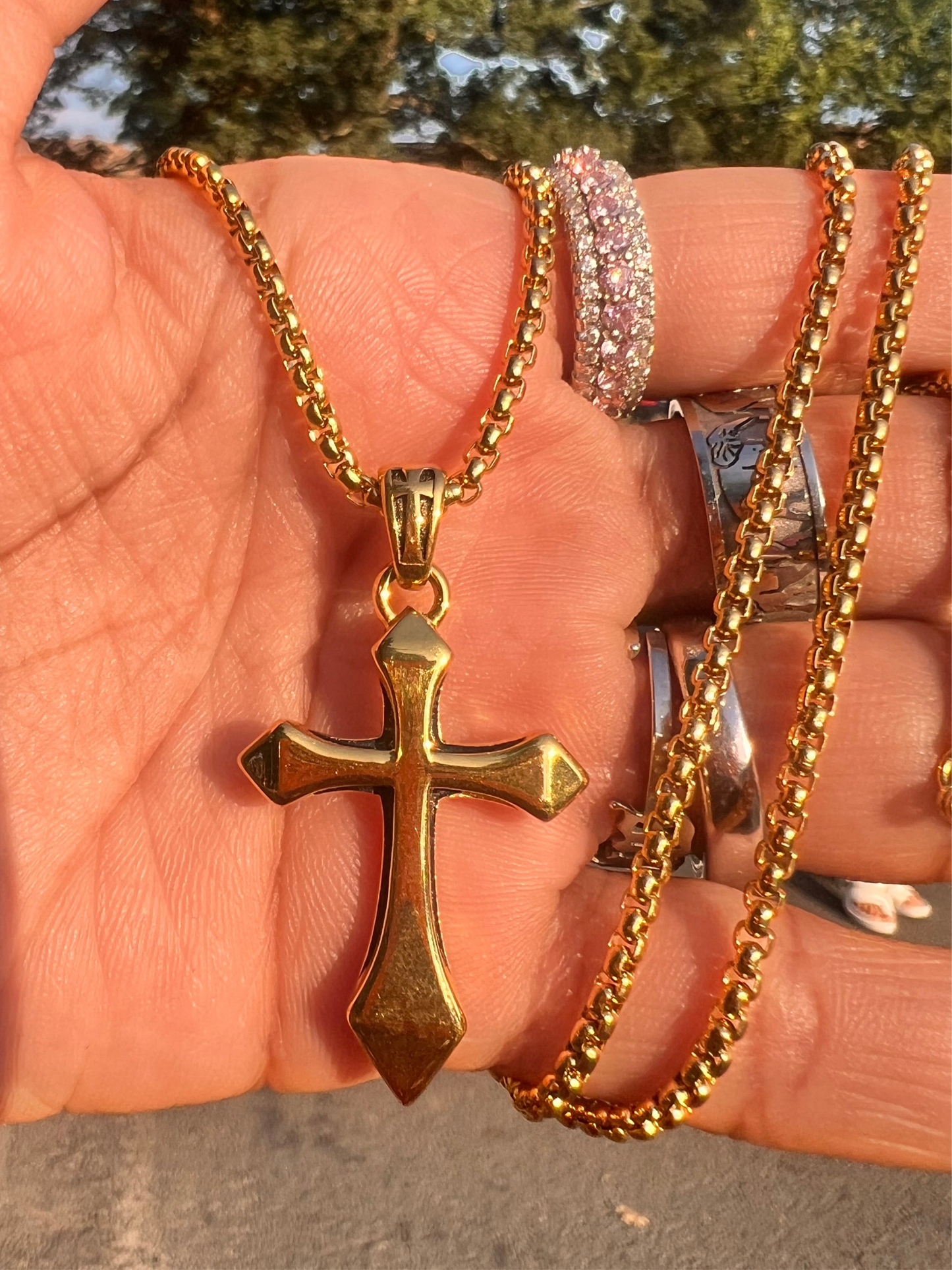 Divine Cross Necklace