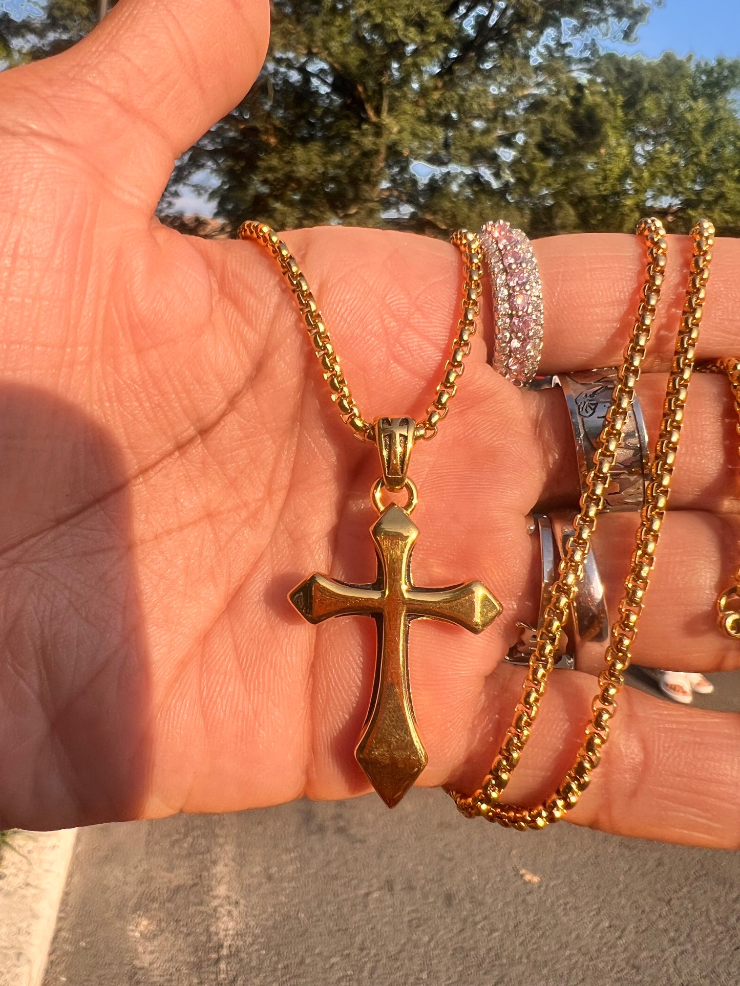 Divine Cross Necklace