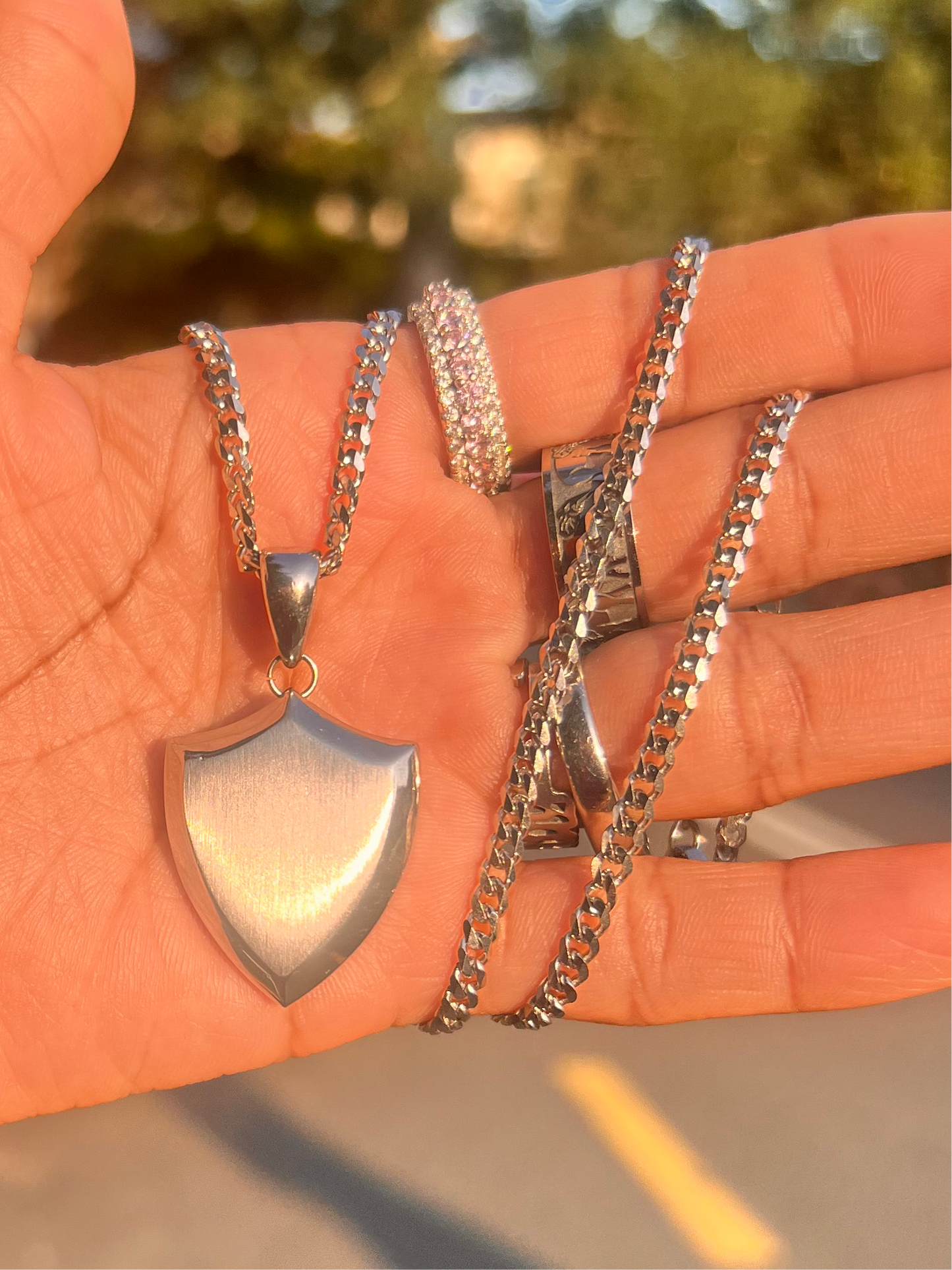 Shield Necklace