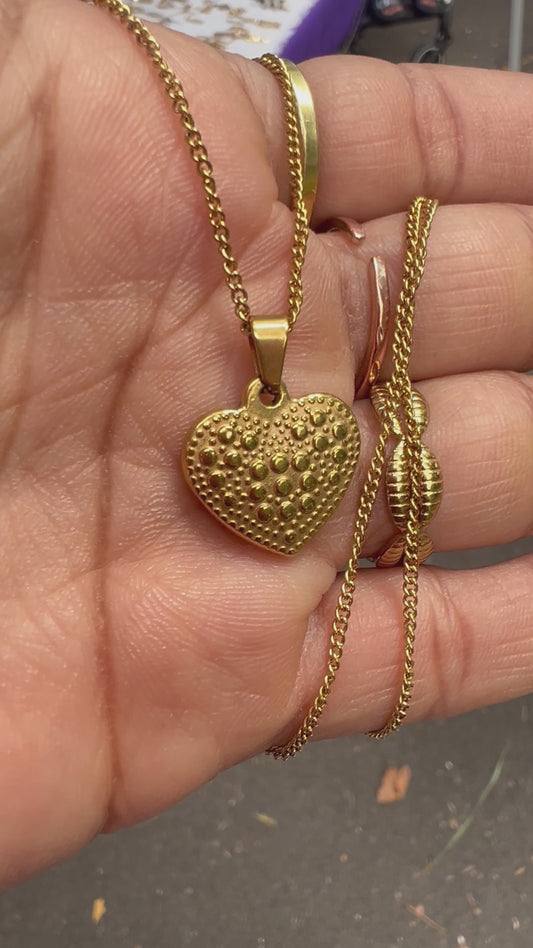 Golden Heart Necklace